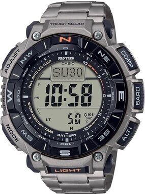 Casio Pro Trek Digital Watch — PRG340 titanium